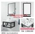Combo kệ lavabo gương giá rẻ 203A
