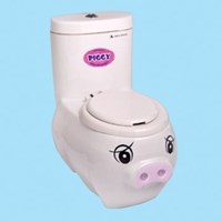 Bàn cầu trẻ em Thiên Thanh Piggy P0217TST2