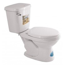 Bàn cầu xả gạt Dolacera màu trắng