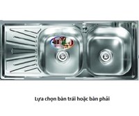Chậu rửa chén Inox Sơn Hà S100