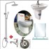 Combo bộ nhà tắm giá rẻ vòi lạnh