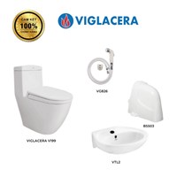 Combo thiết bị vệ sinh Viglacera giá rẻ