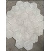 Gạch lục giác đẹp giá rẻ trắng xám mờ xi măng 20x23