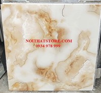 Gạch Trung Quốc 80x80 ngọc thạch khắc kim ánh vàng