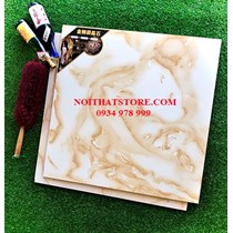 Gạch Trung Quốc 80x80 ngọc thạch vàng vân đá