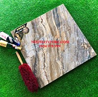 Gạch Trung Quốc 80x80 ngọc thạch xanh nâu vân đá