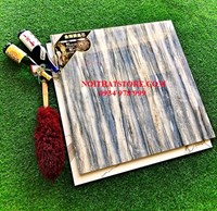 Gạch Trung Quốc 80x80 ngọc thạch xanh vàng