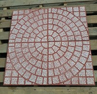 Gạch vỉa hè 40x40 QP3 màu đỏ