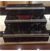 Gạch lát cầu thang 47x100 đen vân cam