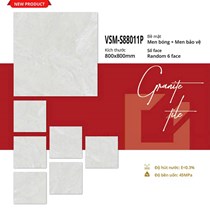 Gạch lát nền Việt Ý 80x80 bóng VSM-G88011P