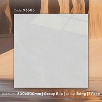 Gạch lát nền giá rẻ 80x80 Catalan bóng 93305