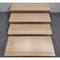 Gạch lát cầu thang 47x120 mờ vân gỗ be nhạt