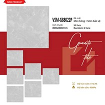 Gạch lát nền Việt Ý 80x80 bóng VSM-G88022P