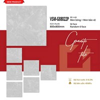 Gạch lát nền Việt Ý 80x80 bóng VSM-G88022P