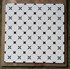 Gạch bông đá mờ giả cổ 30x30 Trắng đen