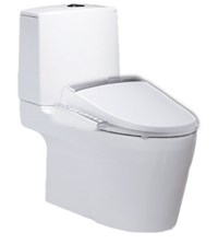 Bàn cầu nắp điện tử Caesar CD1345+TAF200H
