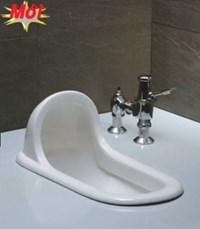 Bồn cầu xổm Caesar C1230+bộ xả BF449