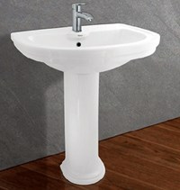 Chậu rửa Lavabo Viglacera + Chân VI3N
