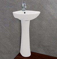 Chậu rửa Lavabo Viglacera VG1 + Chân VI1T