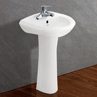 Chậu rửa Lavabo Viglacera VTL3N + Chân VI1T