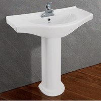 Chậu rửa Lavabo Viglacera VU7 + Chân V02.5