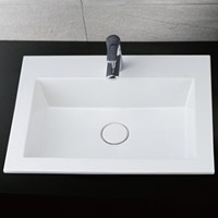 Chậu rửa Lavabo dương vành Caesar LF5017