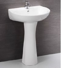 Chậu rửa chân đứng Caesar L2155+P2440