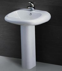 Chậu rửa chân dài Caesar L2560+P2438