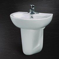 Chậu rửa chân ngắn Caesar L2150+P2441