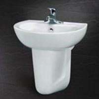 Chậu rửa chân ngắn Caesar L2230+P2441