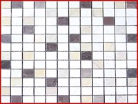 Đá Moisaic trắng sữa hoa mai HL3F-10