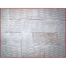 Đá kiểu răng lược trắng sữa HL3D-2