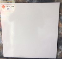 Gạch giá rẻ 40x40 Viglacera T01 trắng trơn