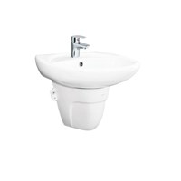 Chậu rửa Lavabo Viglacera BS409 + chân BS502