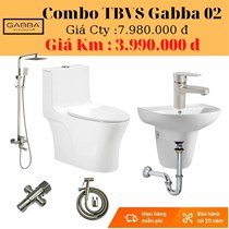 Combo bộ nhà tắm giá rẻ Gabba 02