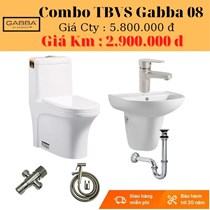 Combo bộ nhà tắm giá rẻ Gabba 08