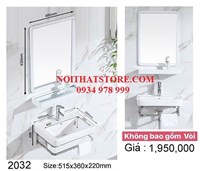 Combo kệ lavabo gương giá rẻ 2032