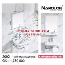Combo kệ lavabo gương giá rẻ 2092