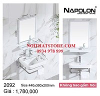 Combo kệ lavabo gương giá rẻ 2092