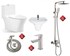 Combo thiết bị vệ sinh giá rẻ 6