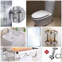 Combo thiết bị vệ sinh giá rẻ (8 món)