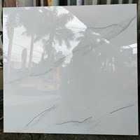 Đá đồng chất khắc kim Trung Quốc 80x80 trắng khói mờ