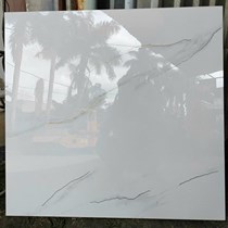 Đá đồng chất khắc kim Trung Quốc 80x80 trắng khói mờ