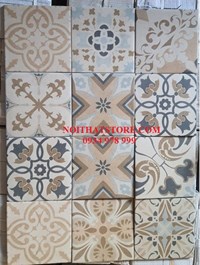 Gạch bông giả cổ 20x20 nhiều mẫu tổng hợp