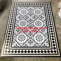 Gạch bông giả cổ 20x20 thảm ghép 2