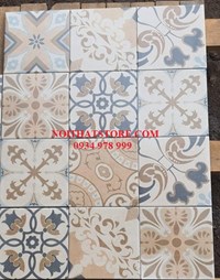 Gạch bông giả cổ 20x20 tổng hợp mẫu