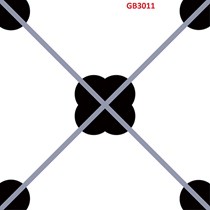 Gạch bông men mờ giả cổ 30x30 GB3011