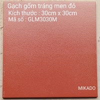Gạch cotto đỏ Mikado 30x30 GLM3030M