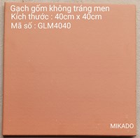 Gạch cotto đỏ Mikado 40x40 GLM4040