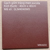 Gạch cotto đỏ Mikado 40x40 GLM4040MS